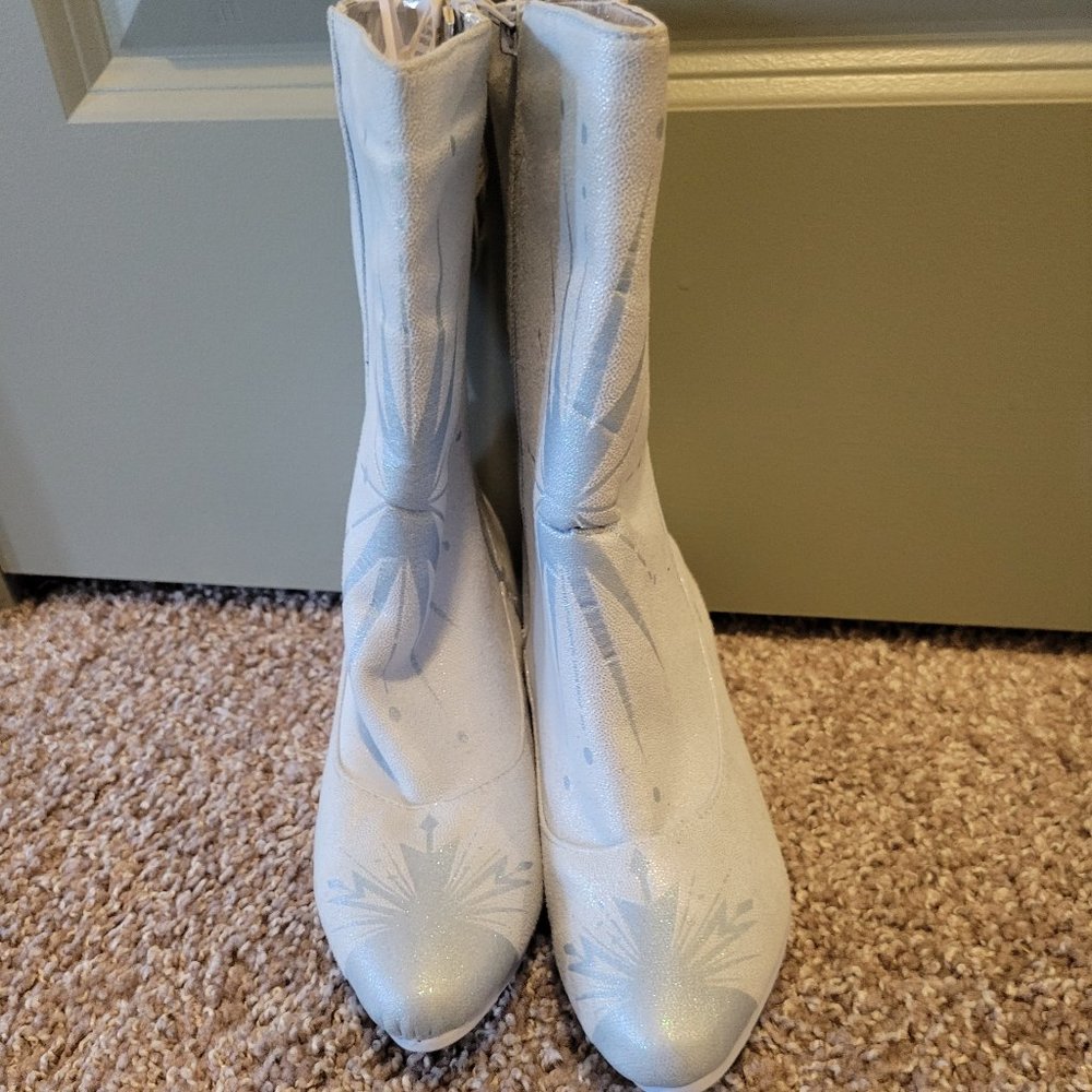 NWT Disney Frozen Elsa Kids' Dress-Up Boots